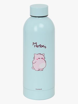 Pembe Stainless Steel Drikkedunk 500ml, The Pink Cat