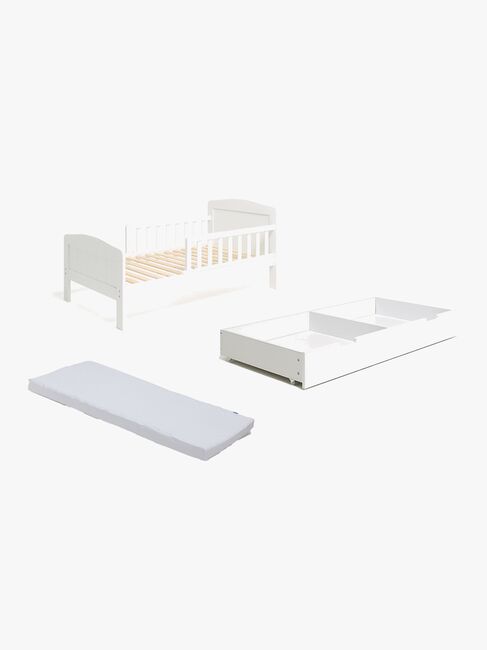 JLY DREAM Juniorseng JULI inkl Sengeopbevaring & Madras 70x140, Hvid