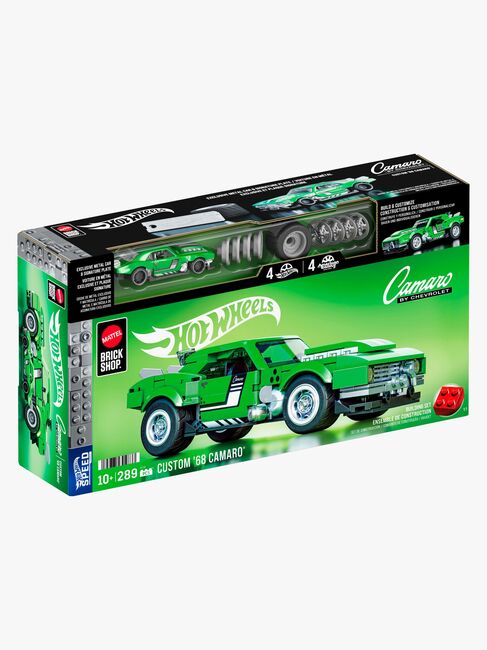 Mattel Brick Shop Hot Wheels Speed Series Brick Shop Hot Wheels Byggesæt Custom ’68 Camaro 289 Dele