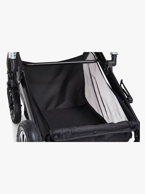 Beemoo Maxi 4 Twin Søskendevogn inkl. Søskendeklapvognsdel, Black/Black