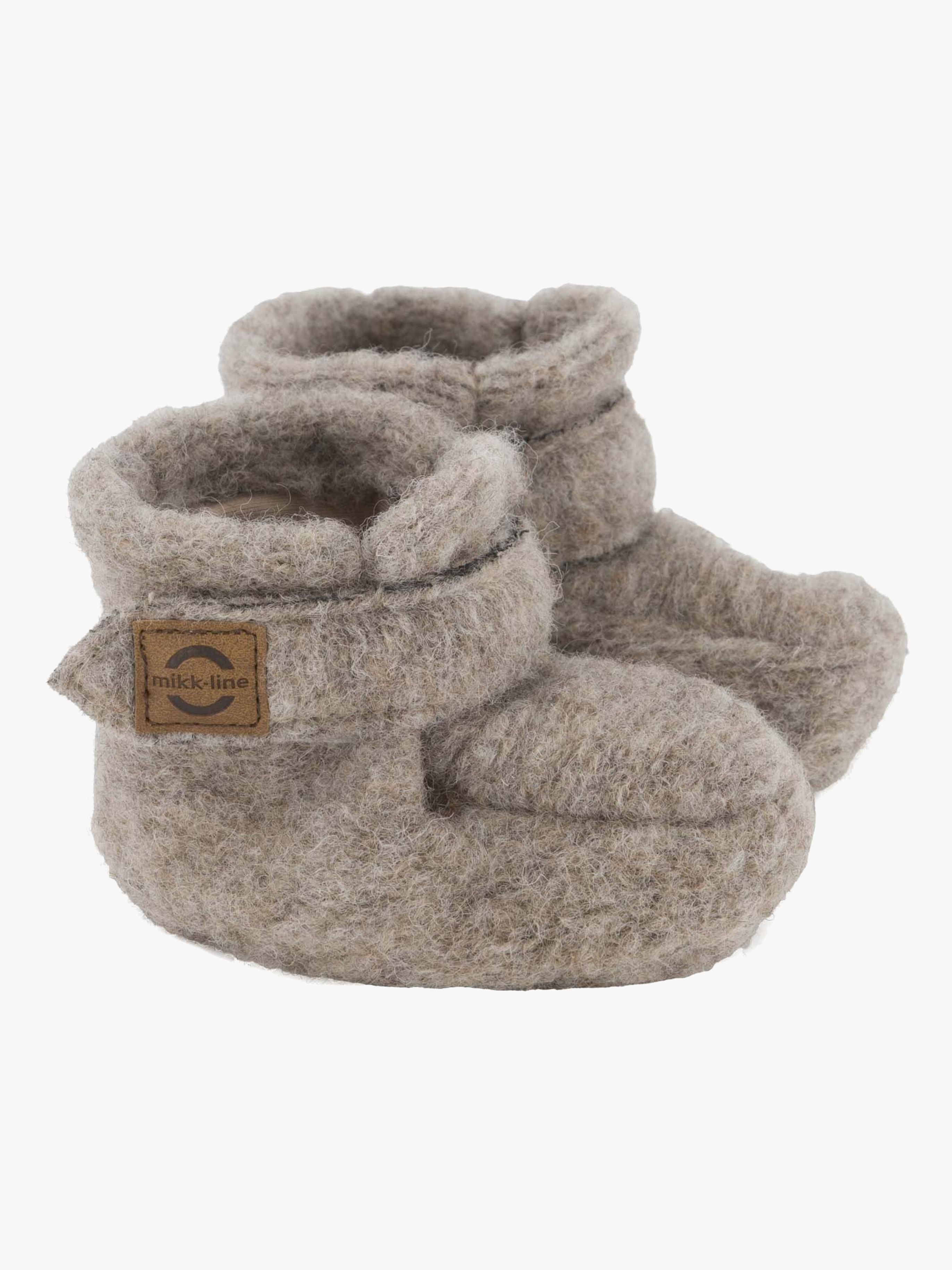 Mikk-Line Airwool Uldhjemmesko, Melange Denver, 62-68
