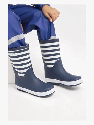 Nordbjørn Dunder Forede Gummistøvler, Navy/White