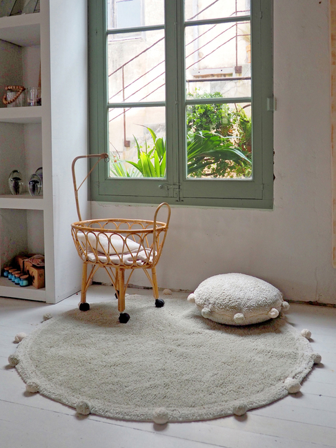 Lorena Canals Gulvpude Bubbly, Oliven