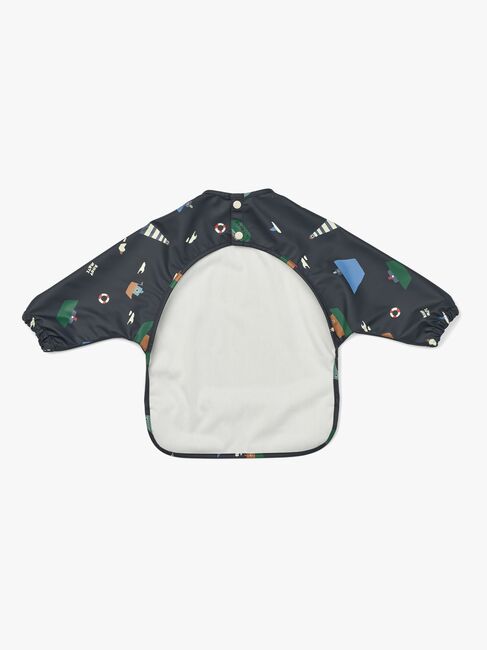 LIEWOOD Merle Cape Hagesmæk med Tryk, Sailing/Classic navy