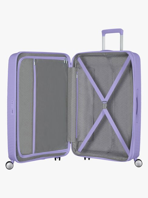 American Tourister Soundbox Spinner Kuffert 71,5L, Lavendel