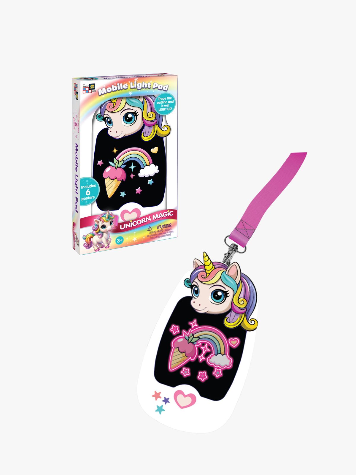 Original Glow Pad Tegnetablet Enhjørning