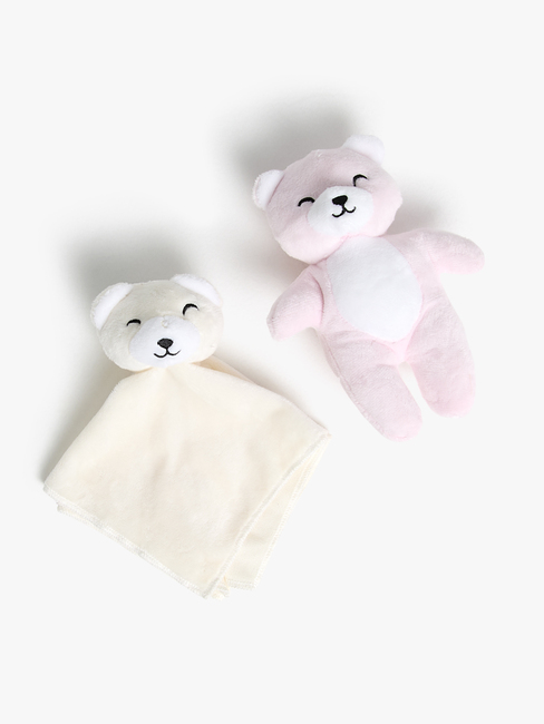 Cloudberry Castle Gavesæt Dukke Twins Deluxe 35 cm, Lyserød/Hvid