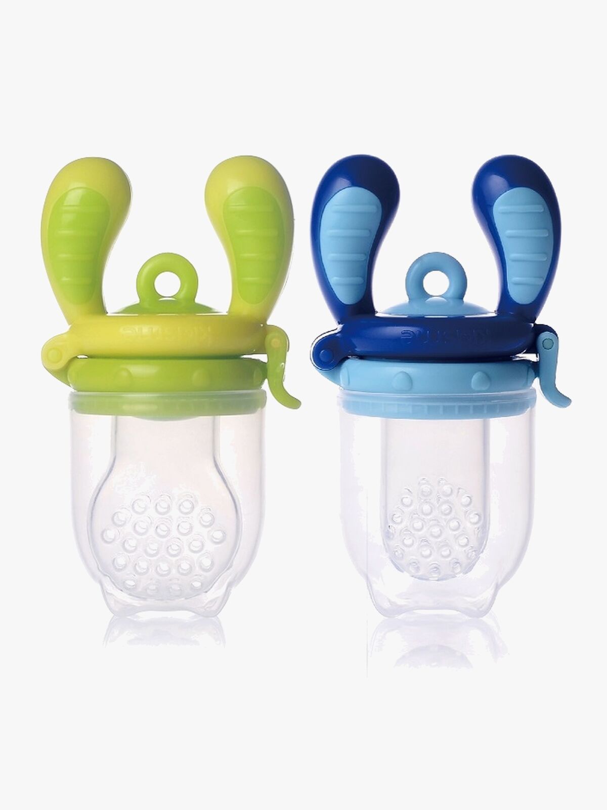 Kidsme Food Feeder 2-pak, Blå/Lime