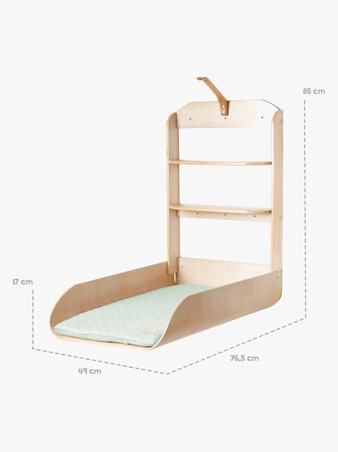 Roba Vægpuslebord, Natural