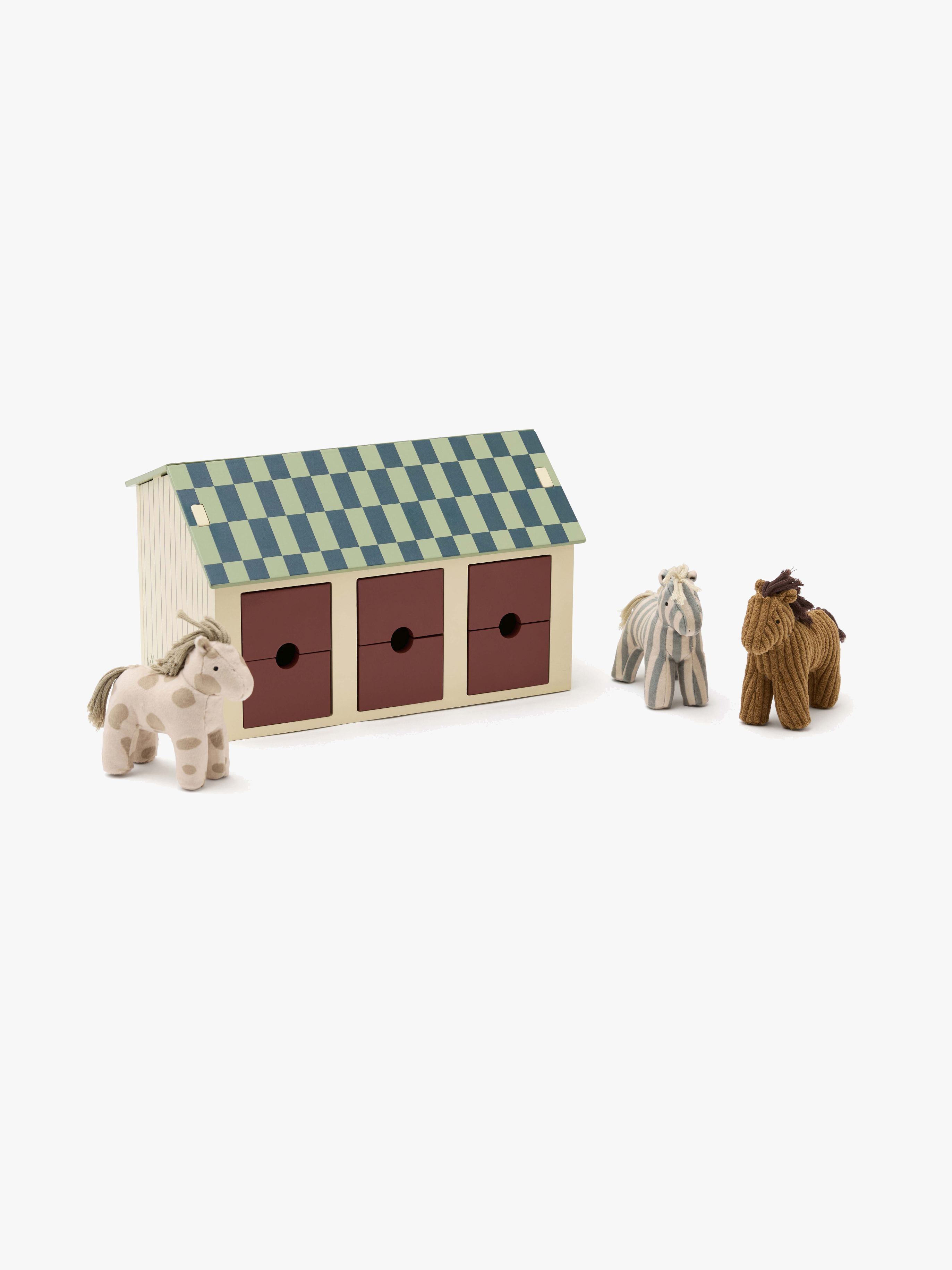 Kid's Concept Stald med Heste