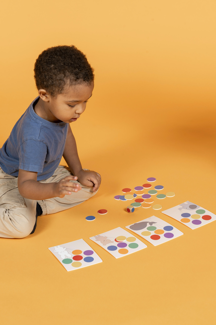 Jabadabado Leg- og Lær-kasse Farver