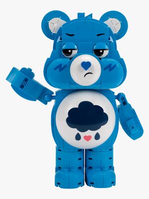 BLDR Care Bears Byggesæt Grumpy Bear 19 cm