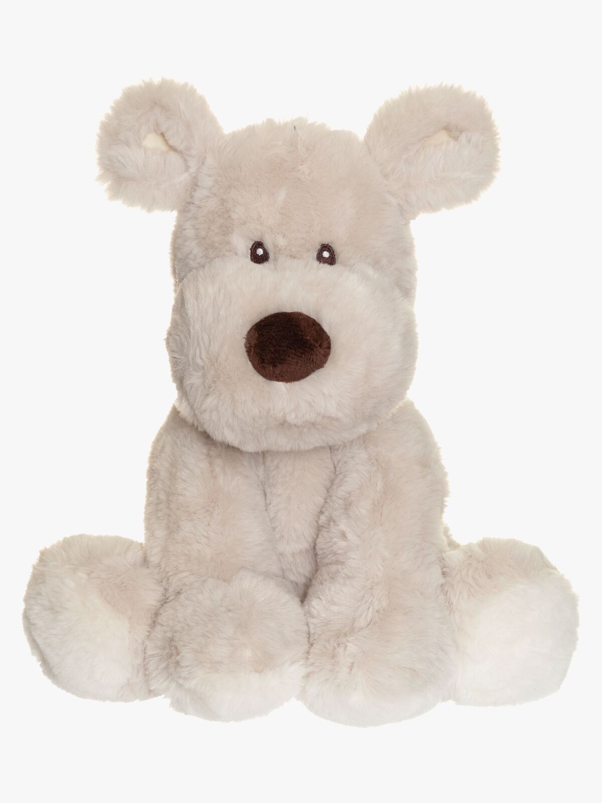 Teddykompaniet Bamse Mocca Hund 34 cm, Grå
