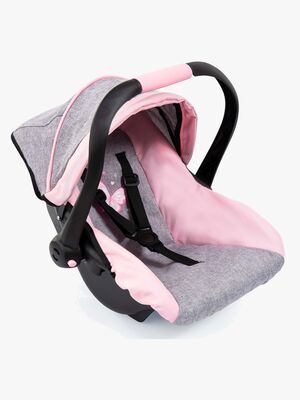 Bayer Design Autostol med Kaleche til Dukke, Grå