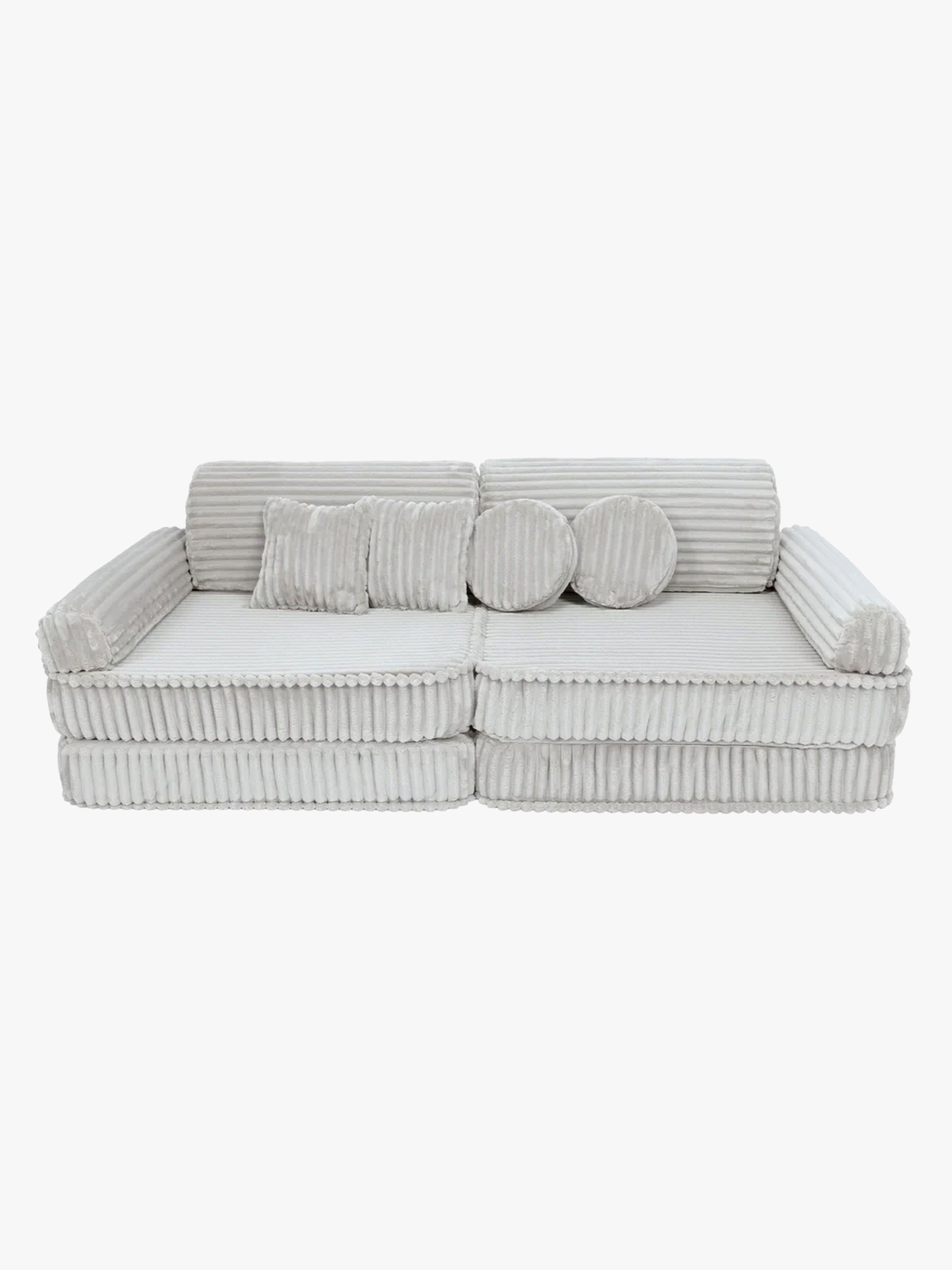 MeowBaby Churros Play Sofa, Cotton Candy White, Børnemøbler, Indretning børneværelse