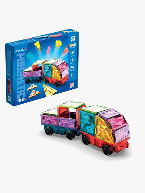Geomag  Magnetisk Byggesæt Transportmiddel 24 Dele