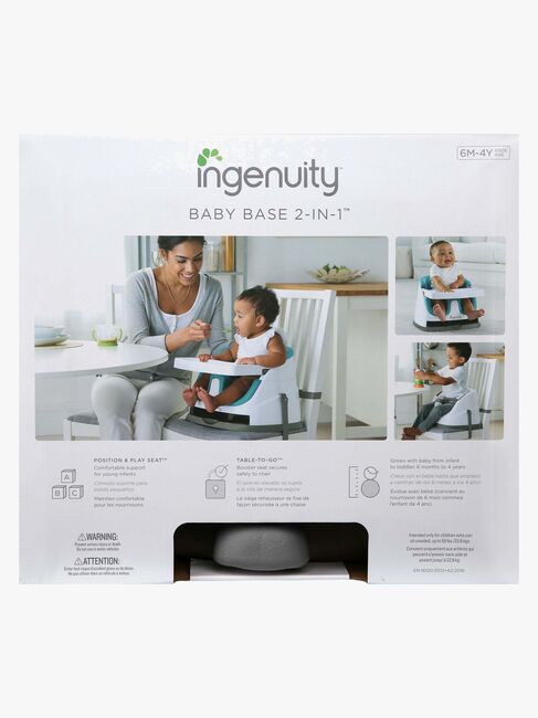 Ingenuity Baby Base 2-in-1 Sæde, Grey