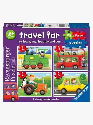Ravensburger My First Puzzles Travel far Puslespil 4-i-1