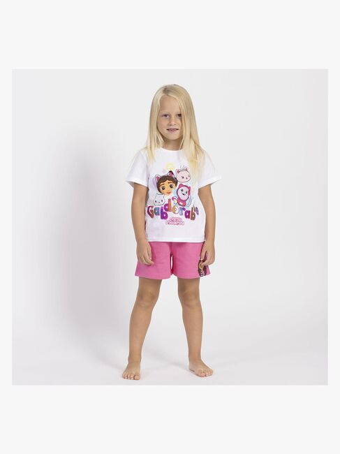 Gabby's Dollhouse Pyjamas, Hvid/Lyserød