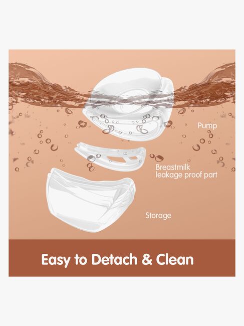 Beemoo CARE Horigen Bærbar Manuel Brystpumpe inkl. 10-pak Ammeindlæg