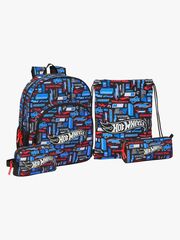 Hot Wheels Rygsæk 19L, Gymnastikpose, Køletaske & Penalhus, Challenger