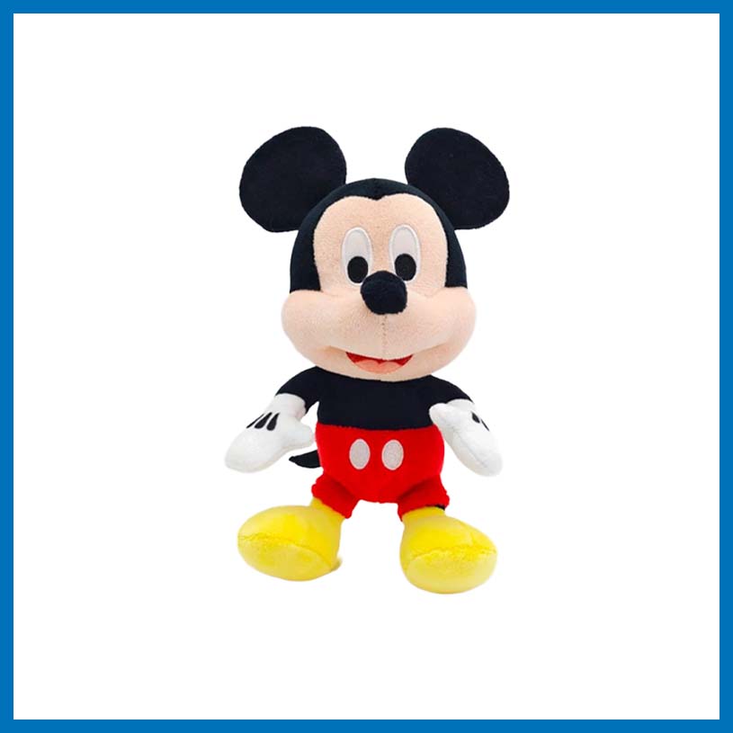Mickey Mouse krammedyr med teksten 'Disney'.