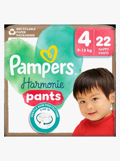 Pampers Harmonie Buksebleer Str. 4 9-15kg 22-pak