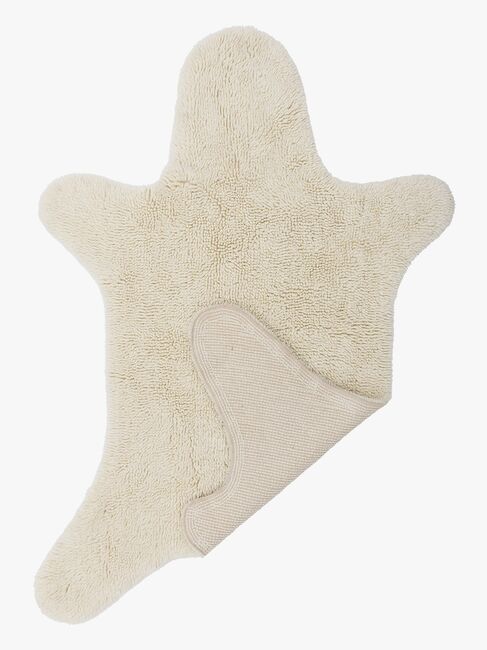 Bloomingville Gulvtæppe Bjørn 140x200, Hvid