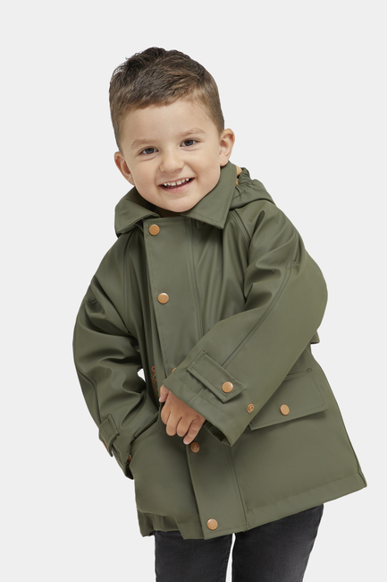 Nordbjörn Viskan Foret Regnjakke, Grøn