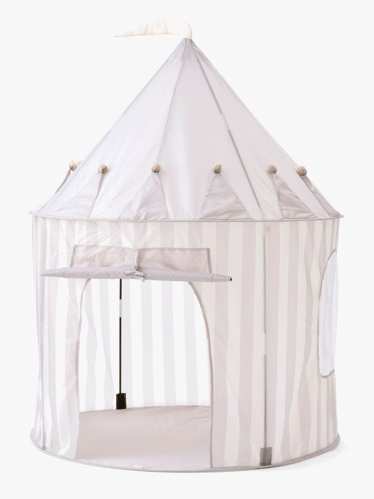 Kids Concept Stribet Legetelt, Grå