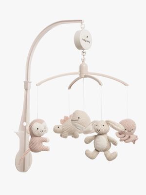 Baby's Only Musikuro Animals, Old Pink/Warm Linen