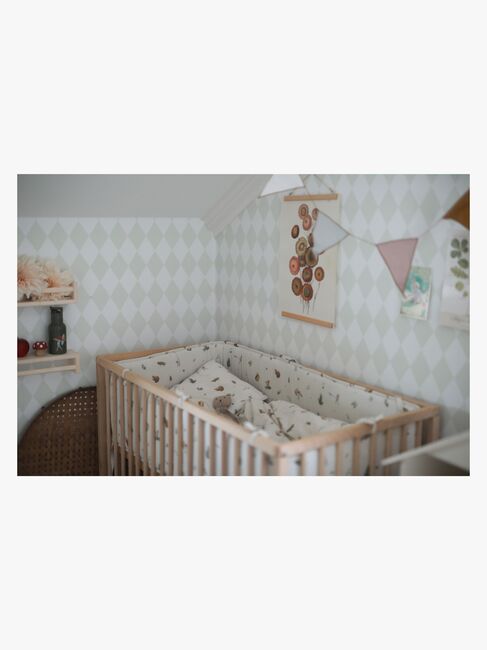 Elsa Beskow Tomtebobarnen Sengesæt 100 x 130 Tremmeseng, Beige