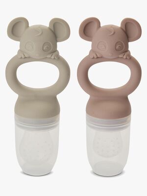 nuuroo Lauge Madsutter 2-pak, Woodrose/Cobblestone