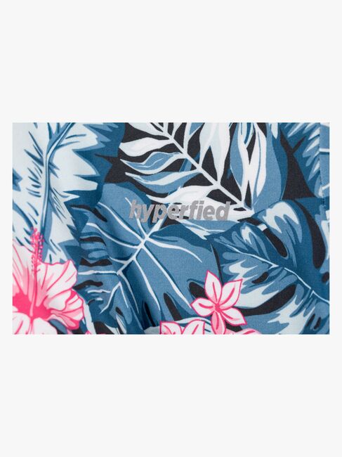 Hyperfied Wave T-Shirt 3-pak, Black/White/Tropical Flower