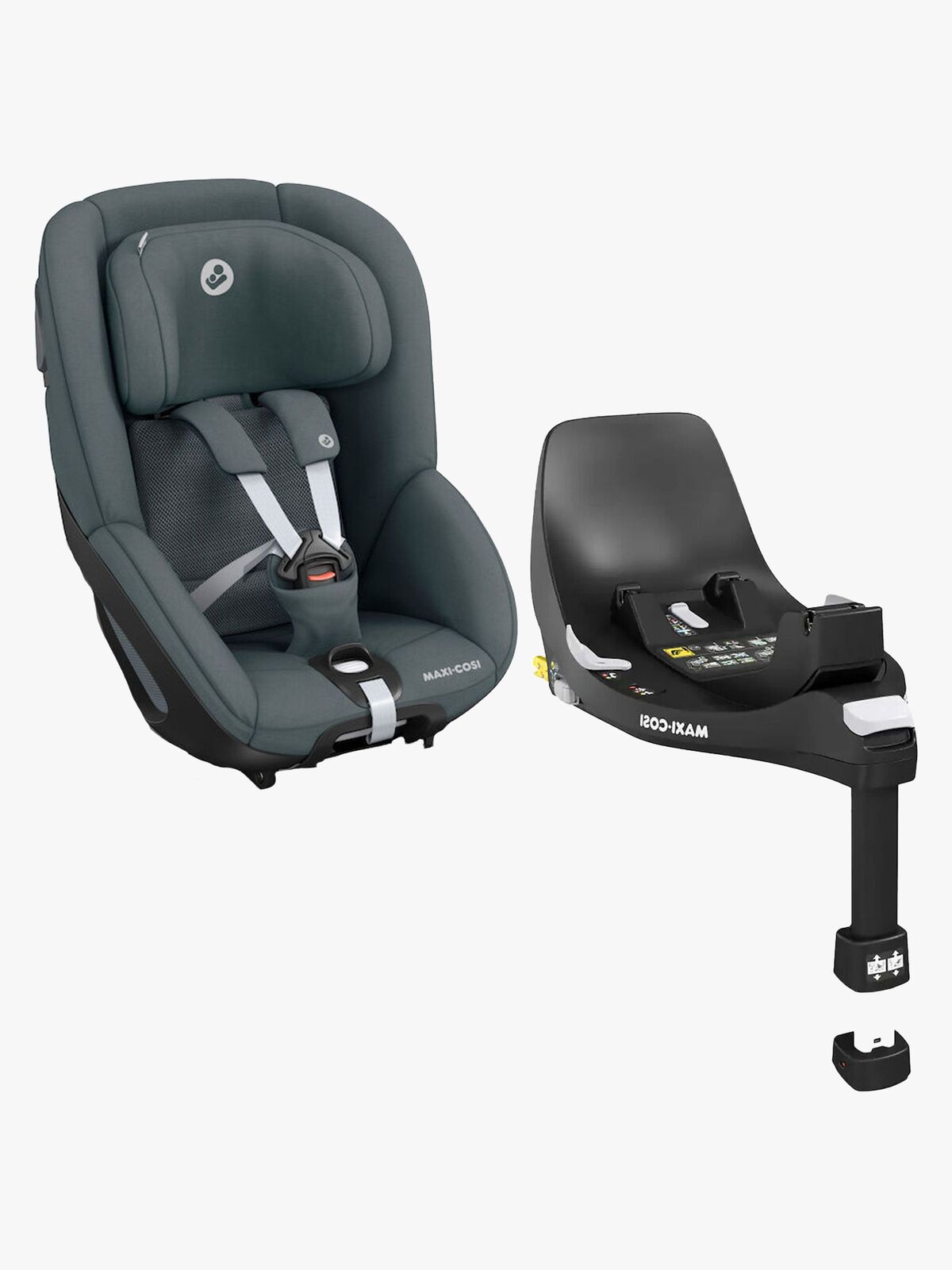 Maxi-Cosi Pearl 360 Autostol inkl. FamilyFix 360 Base, Authentic Graphite