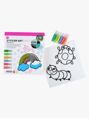Comansi Junior Klistermærkesæt Regnbue