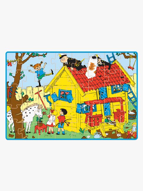 Pippi Langstrømpe Puslespil med Taske 40 Brikker