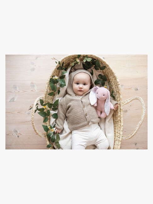 Teddykompaniet Bamse Kanin Elina 20 cm, Misty rose