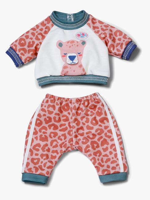 BABY born Dukketøj Joggingdragt Leopard 36 cm