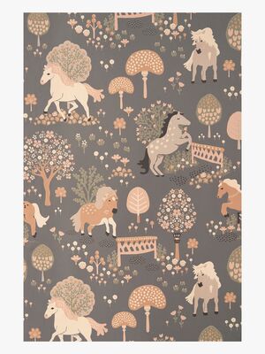 Majvillan Tapet My Sweet Pony, Midnight Blue