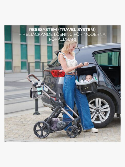 Kinderkraft MOOV 2 3-in-1 Kombivogn, Moonlight Grey