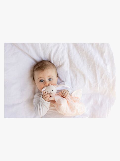 Teddykompaniet Diinglisar  Kanin Nusseklud Musselin, Babypink