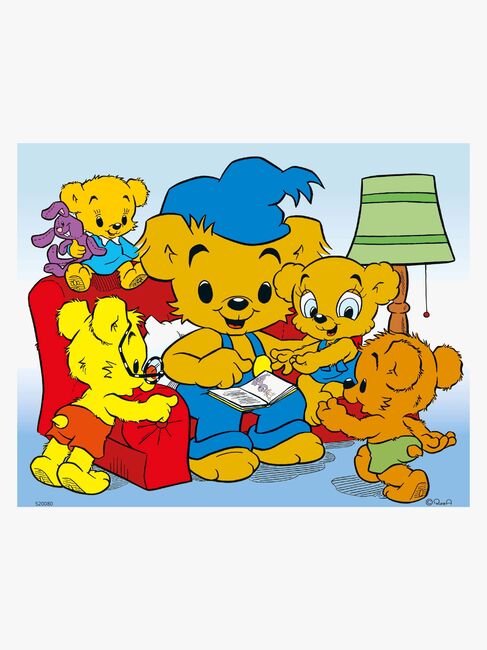 Bamse Verdens Stærkeste Bjørn Puslespil Læsning 9 Brikker