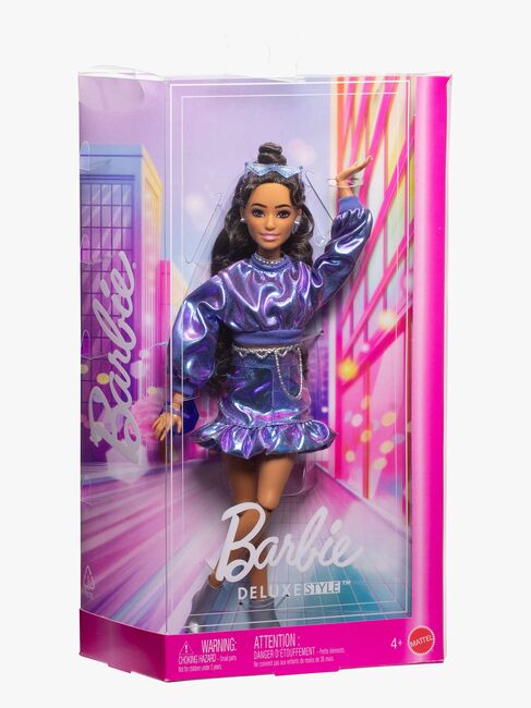 Barbie Deluxe Style Dukke i Blå Outfit