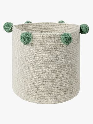 Lorena Canals Opbevaringskurv Bubbly, Natural-Green