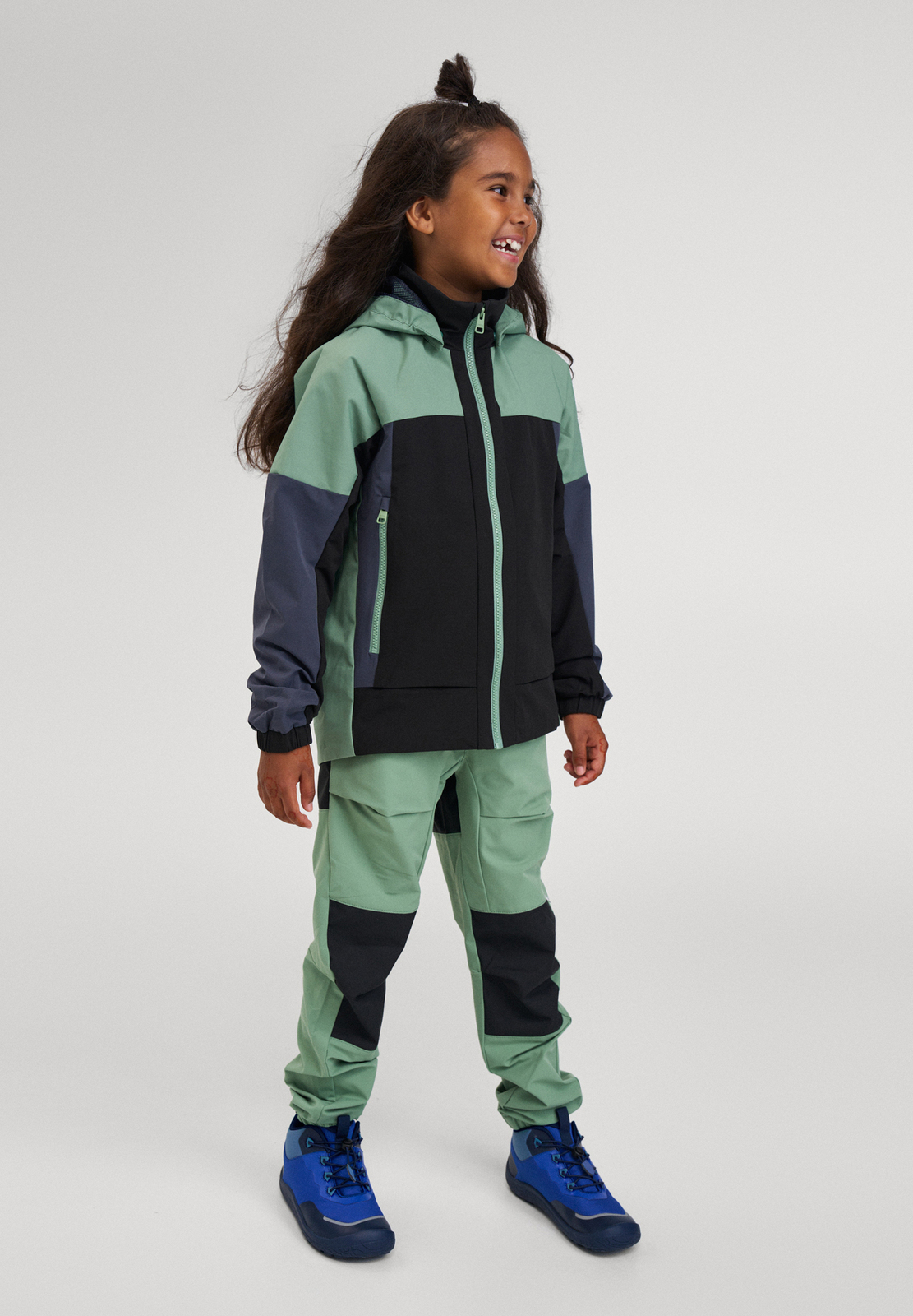 Reima Vaeltaa Hybridjakke, Green Clay