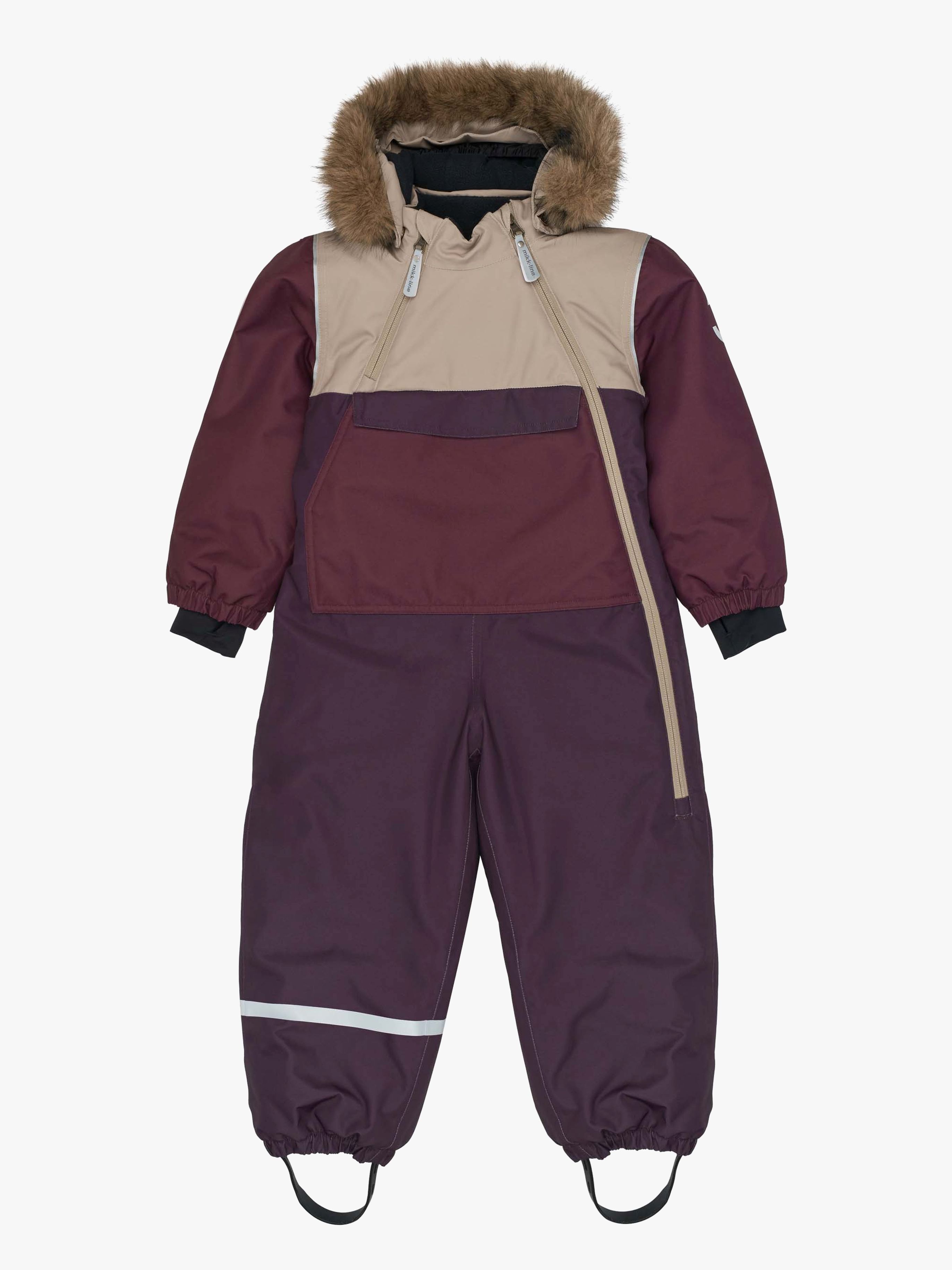 Mikk-Line Anorak Flyverdragt, Plum Perfect, 122