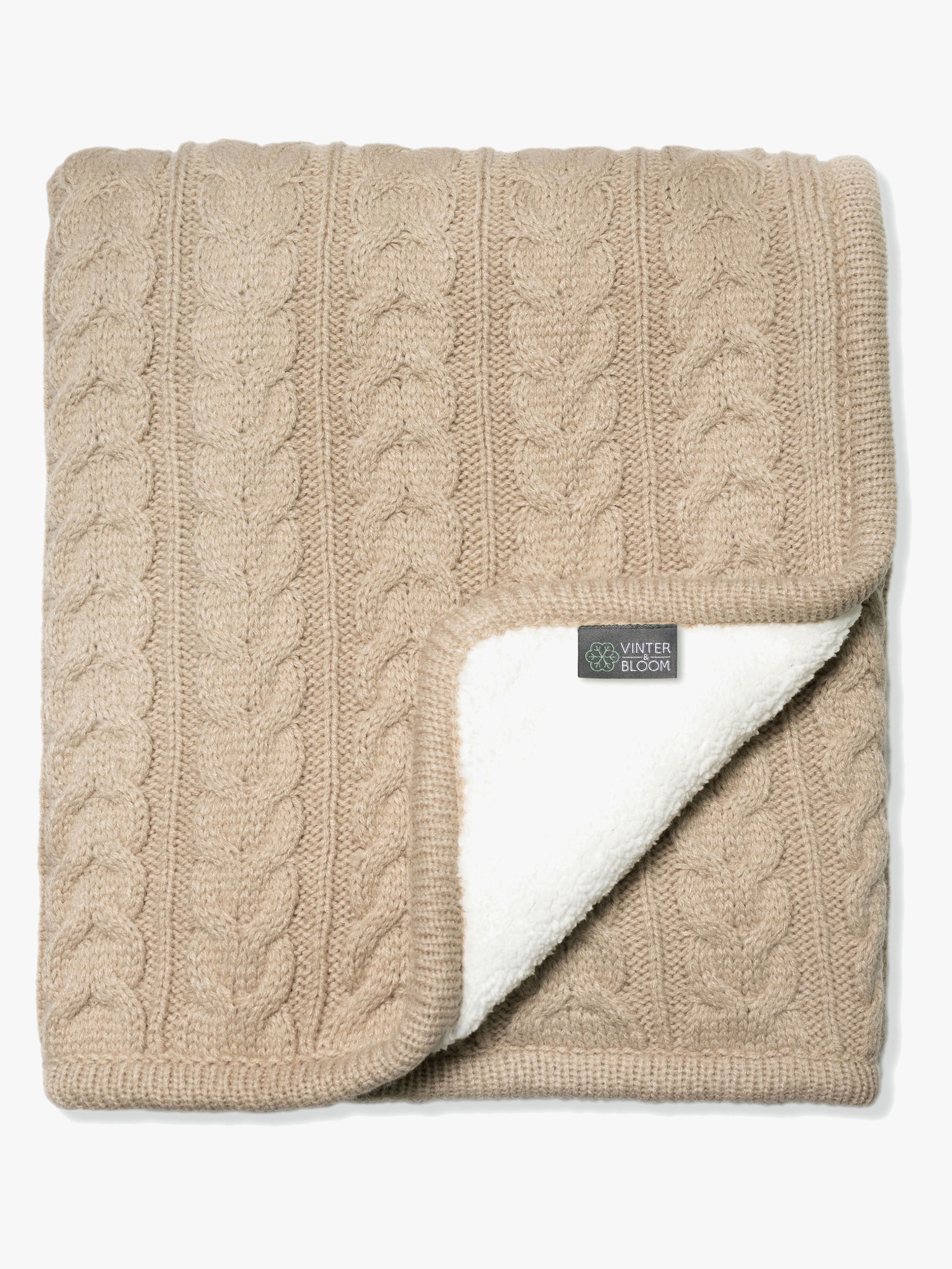 Vinter &  Bloom Tæppe Cuddly, Sand Beige