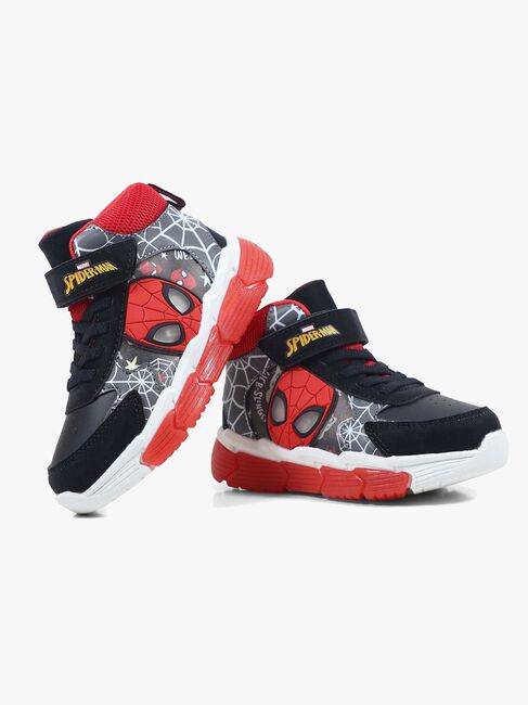 Marvel Spider-Man Blinkende Mid Sneakers, Sort R1310708SJB03-0003-4775_3b.jpg