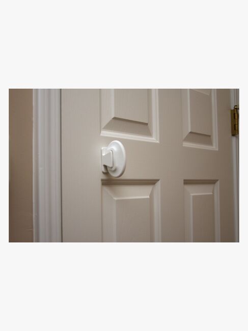 Safe & Care Dørstopper med Opbevaringsplads, Hvid